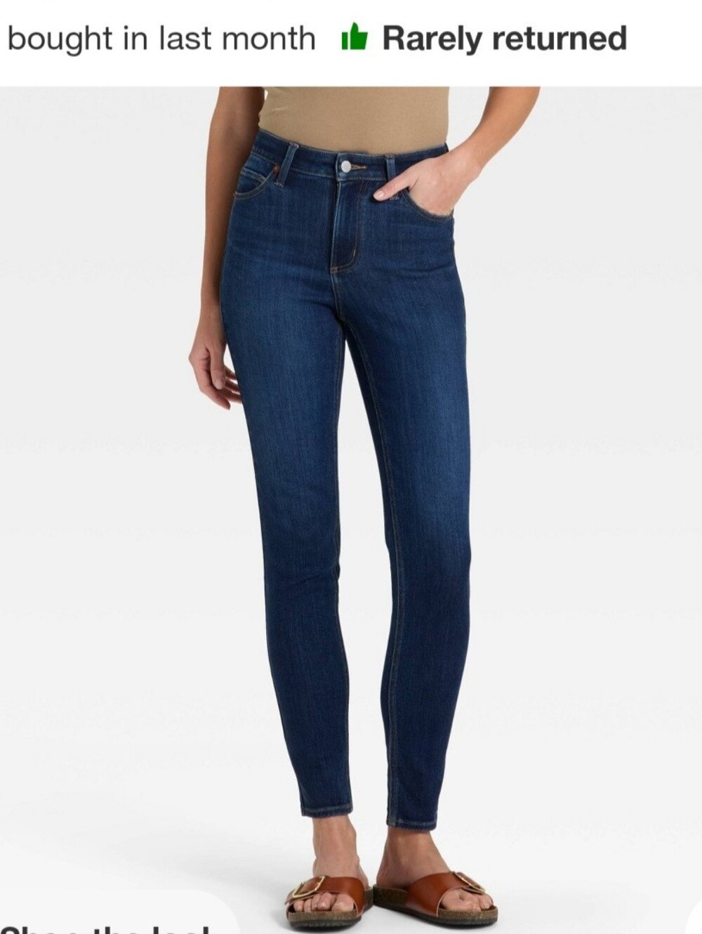 Universal Thread Dark Blue High-Rise Skinny Jeans